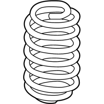 Toyota 48231-47620 SPRING, COIL, RR