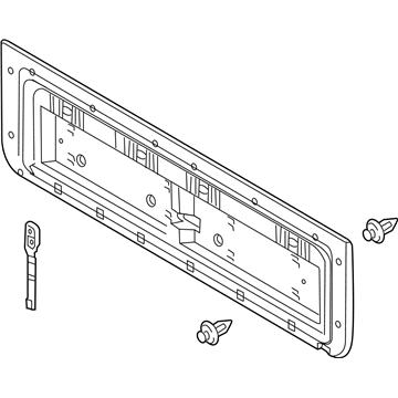 Toyota 64780-60320-E3 Panel Assembly, Back Doo