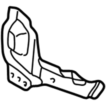 Toyota 53211-06010 Support Sub-Assy, Radiator, RH