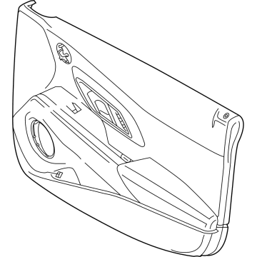 Toyota 67610-WAA01 Panel Assembly, Door Tri