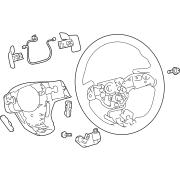 Toyota 45100-0E800-C0 WHEEL ASSY, STEERING