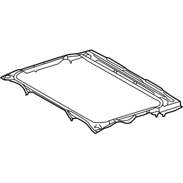 Toyota 63142-0C040 REINFORCEMENT, ROOF