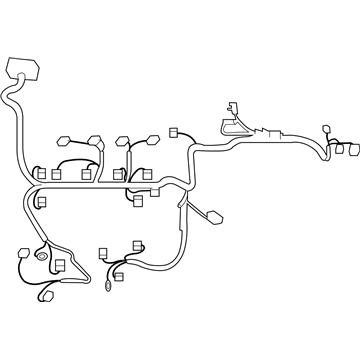 Toyota 82121-0DG50 Wire, Engine