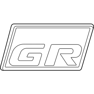 2025 Toyota GR Corolla Emblem - 75361-12140