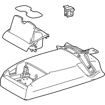 Toyota 72830-30N90-C0 ARMREST ASSY, RR SEA