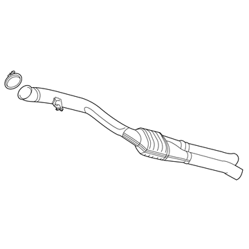 Toyota GR Supra Catalytic Converter - 17410-WAA04