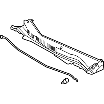 Toyota 55708-07030 LOUVER Sub-Assembly, Cow