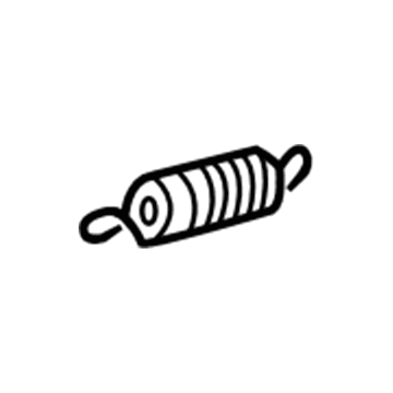 Toyota 90080-50155 Spring, Tension