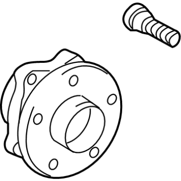 Toyota 43550-47080 HUB & BEARING ASSY