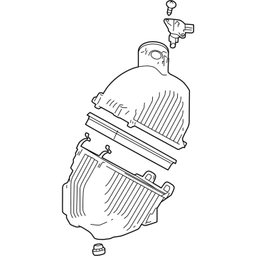 Toyota 17700-F0370 CLEANER ASSY, AIR W