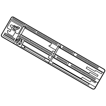 Toyota 74535-08010 Label, Gate Helper I