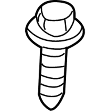 Toyota 90167-40027 Screw, Pan Tapping