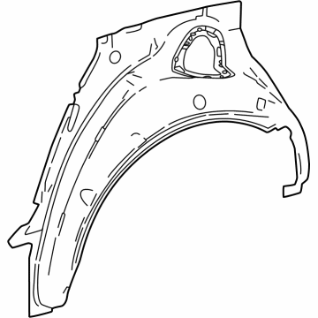 Toyota 61631-62020 Panel, Quarter Wheel