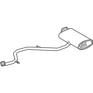 Toyota 17430-0Y151 Exhaust Tail Pipe Assembly