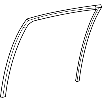 Toyota 68142-02341 Run, Rr Door Glass