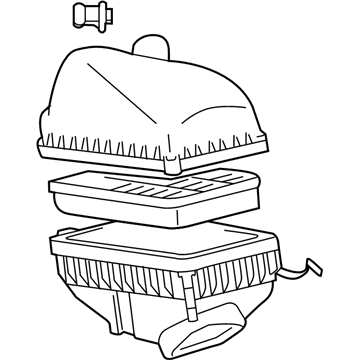 2002 Toyota Solara Air Filter Box - 17700-0A041