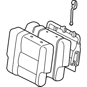 Toyota 79250-0C010-E0 Back Assembly Seat, LH