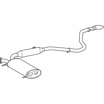 Toyota 17430-F0322 PIPE ASSY, EXHAUST T