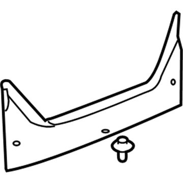 Toyota 58387-AA020 Plate, Rear Floor Finish