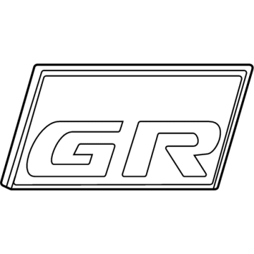 Toyota GR Corolla Emblem - 75441-12B40