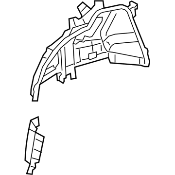 Toyota 61608-47070 Panel Sub-Assembly, Quarter