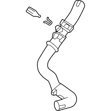 Toyota 16570-24050 PIPE ASSY, RADIATOR