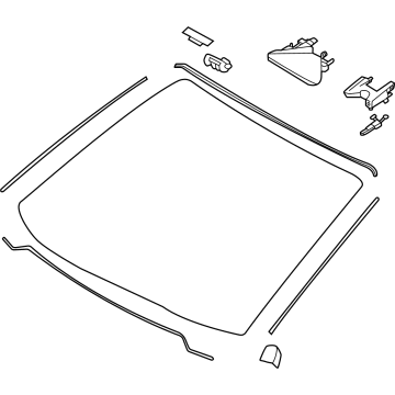 Toyota 56101-0ED10 GLASS SUB-ASSY, WIND