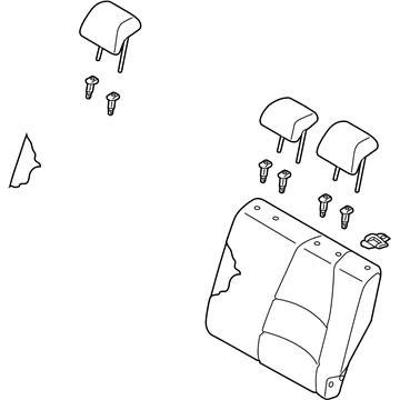 Toyota 71490-WB026 Back Assembly, Rr Seat