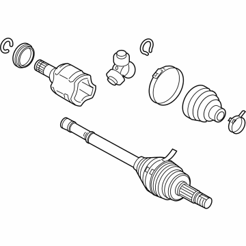 Toyota 42340-48190 SHAFT ASSY, RR DRIVE