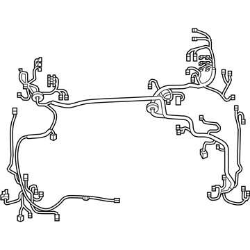 Toyota 82111-47P20 Wire, Engine Room Main