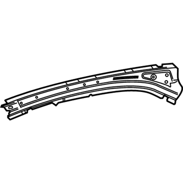 Toyota 61085-06030 Rail Sub-Assembly, NO.3