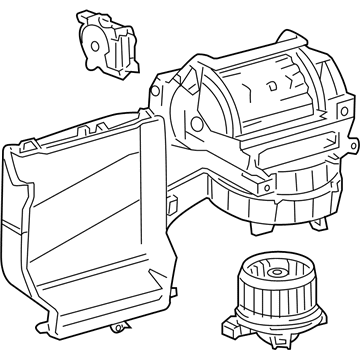 Toyota 87130-0C062 Blower Assembly