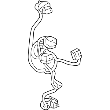 Toyota 81555-52D50 Socket & Wire, Rear Co