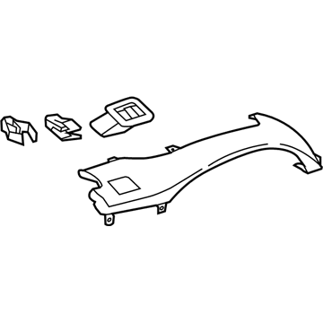 Toyota 55011-06010-C4 GARNISH Sub-Assembly, In