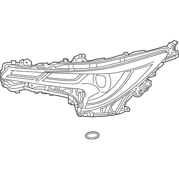 Toyota 81110-12N20 HEADLAMP ASSY, RH