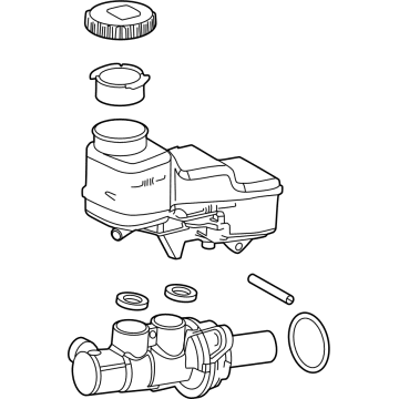 2025 Toyota GR Corolla Brake Master Cylinder - 47201-12C80