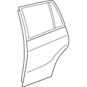 Toyota 67003-42070 Panel Sub-Assy, Rear Door, RH