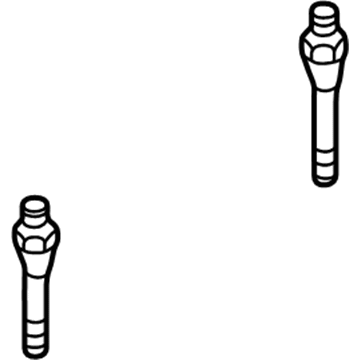 Toyota 90951-A1001 Bolt, Suspension Mem