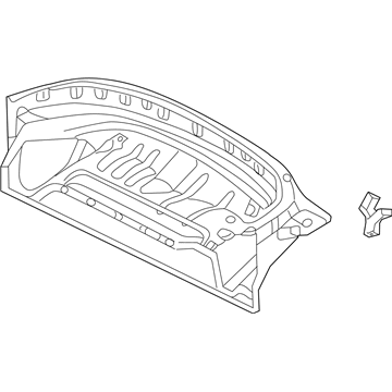 Toyota 64101-17030 Panel Sub-Assy, Upper Back