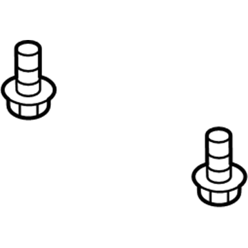 Toyota 90119-10943 Bolt, w/Washer