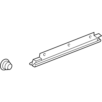 Toyota 75745-AC020-B0 Moulding, Rear Door Outside, Lower RH