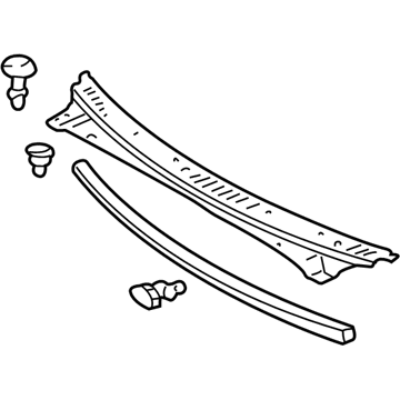 Toyota 55708-0C030 Louver Sub-Assy, Cowl Top Ventilator