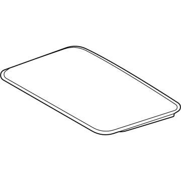 Toyota 63201-08060 Glass Sub-Assembly, SLID