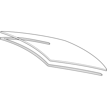 Toyota 64801-62020 Glass Sub-Assembly, Back