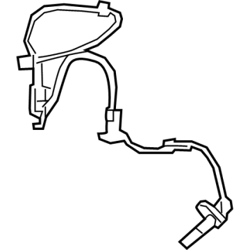 Toyota 89543-30310 SENSOR, SPEED, FR LH