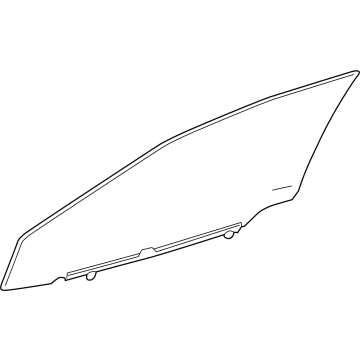 Toyota 68102-30880 GLASS SUB-ASSY, FR D