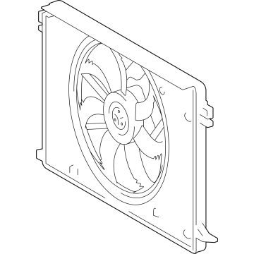 Toyota 16360-F0150 Fan Assembly, W/MOTOR