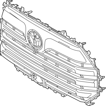 Toyota 53101-0C160 GRILLE SUB-ASSY, RAD