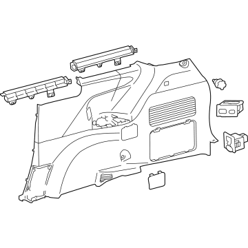 Toyota 62510-08370-C0 PANEL ASSY, QUARTER