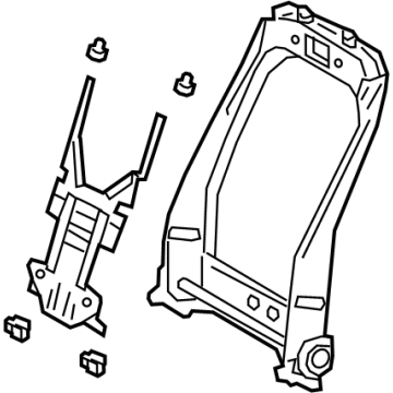 Toyota 71014-0A080 FRAME SUB-ASSY, FR S